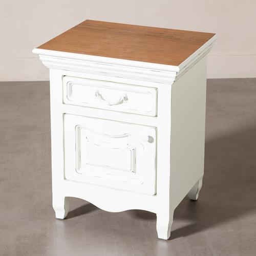  BORRA  KOMODİN BEYAZ SOL