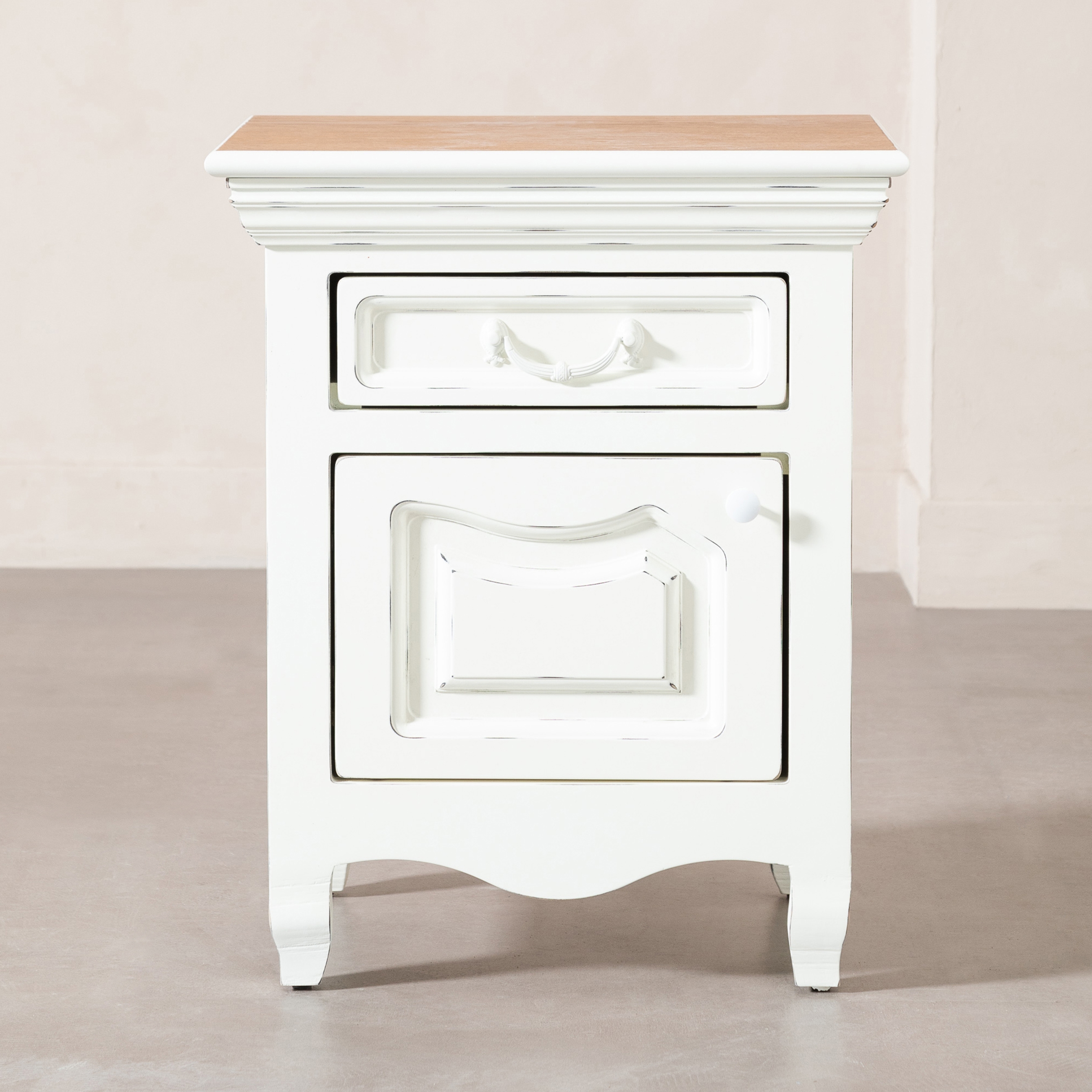 BORRA  KOMODİN BEYAZ SOL