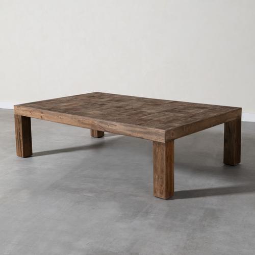  PORTARA MASİF AHŞAP KAHVE SEHPASI