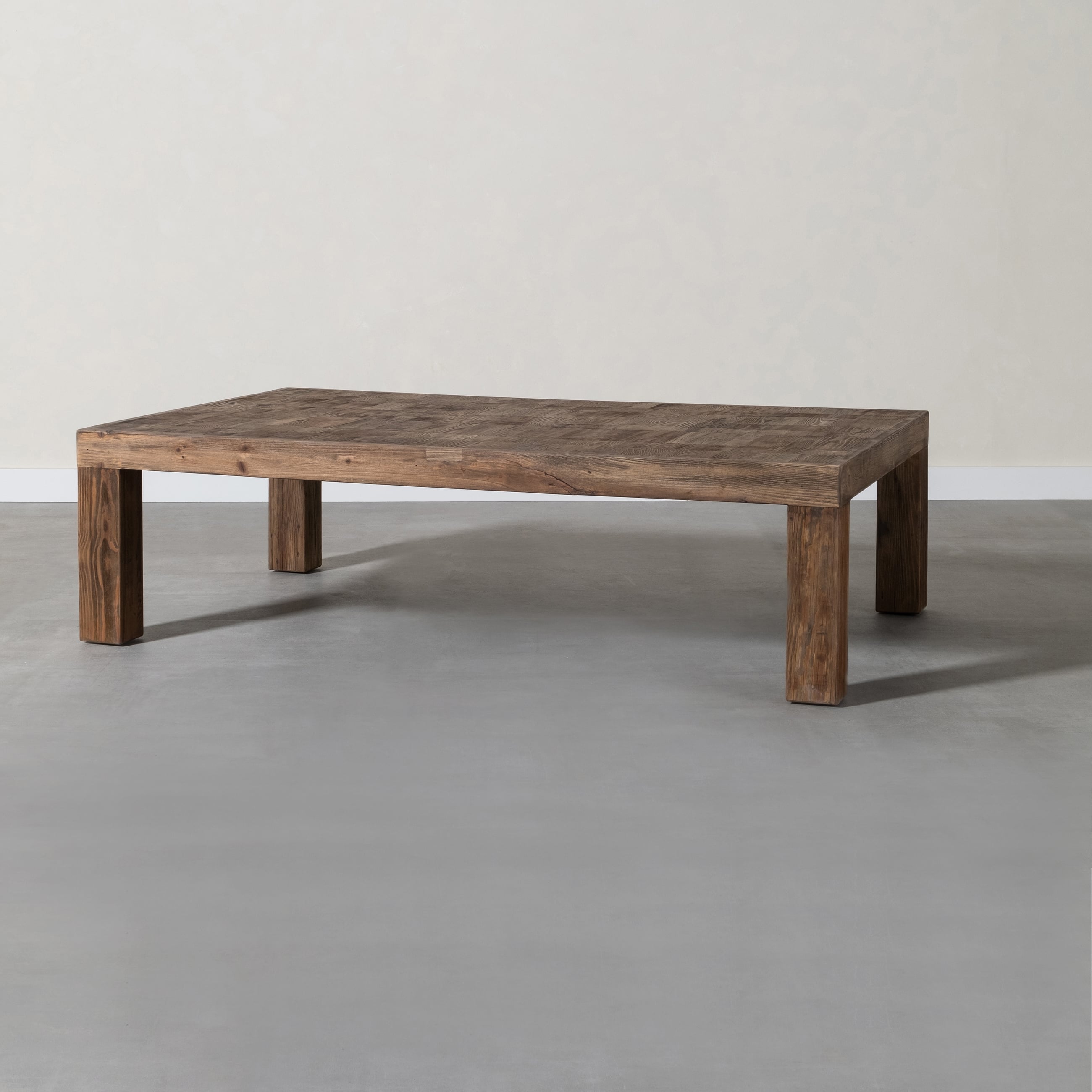 PORTARA MASİF AHŞAP KAHVE SEHPASI