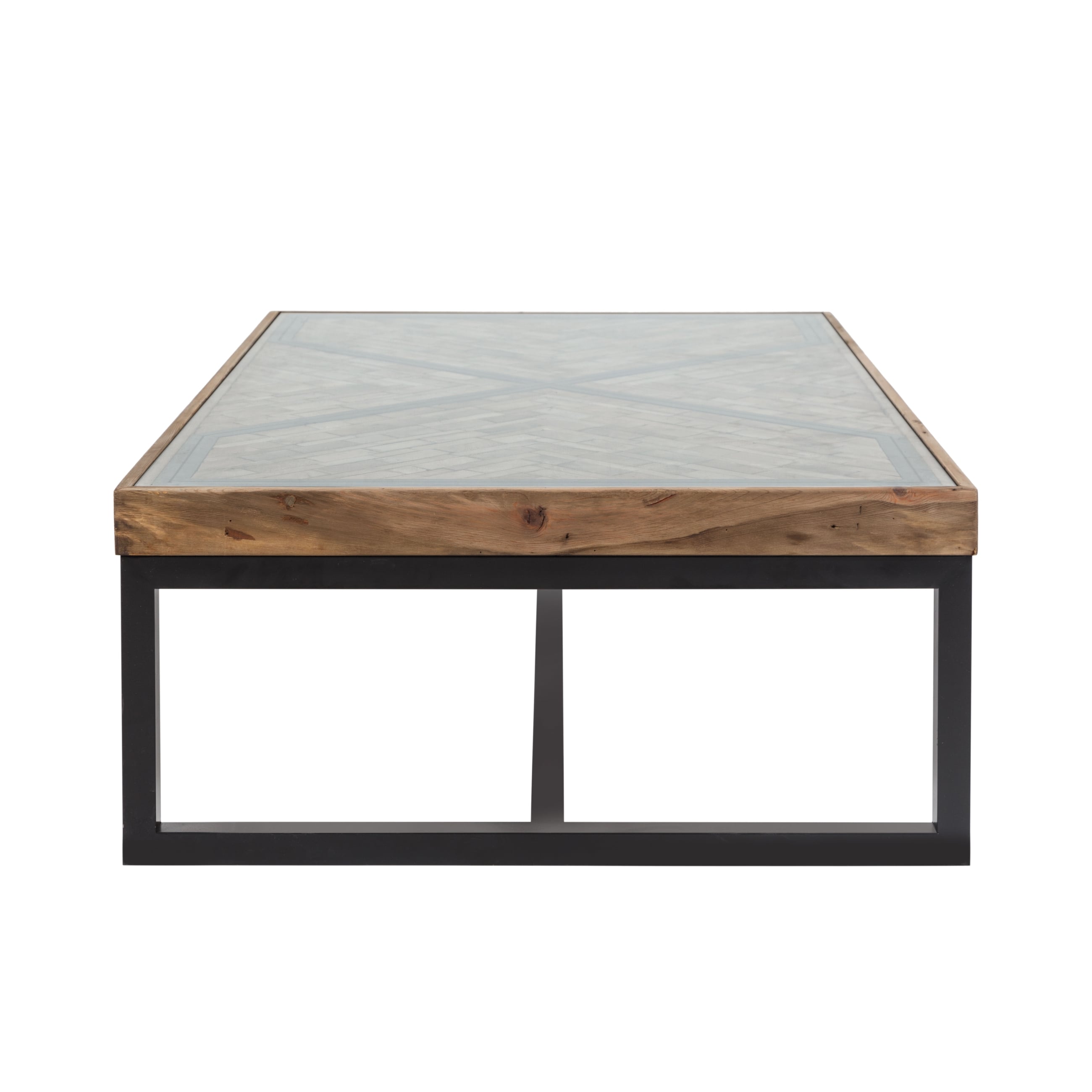 VERTICAL MASİF AHŞAP KAHVE SEHPASI