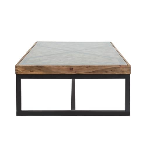 VERTICAL MASİF AHŞAP KAHVE SEHPASI