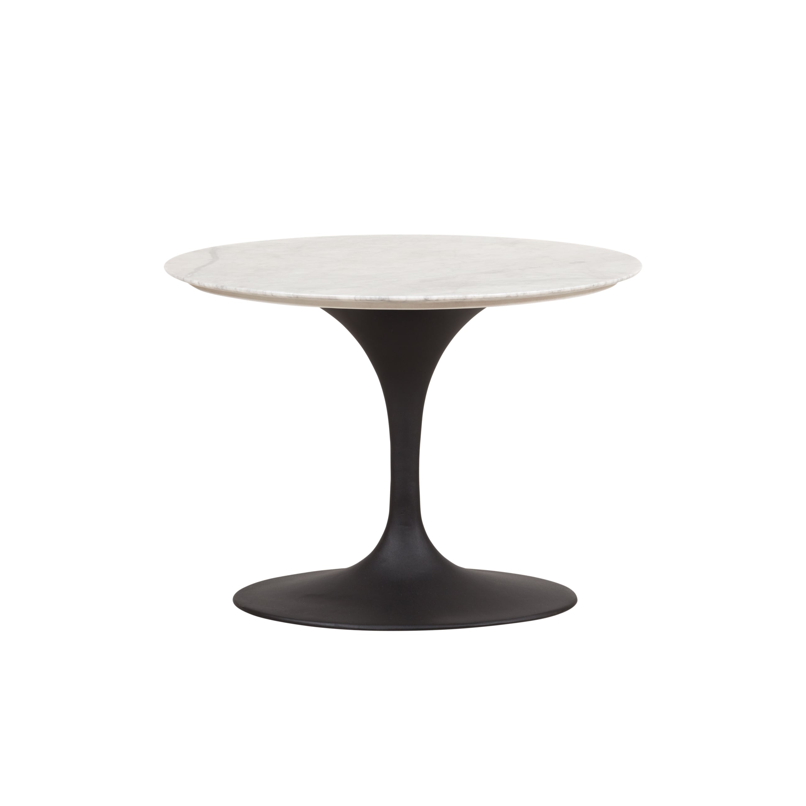 ARYA YUVARLAK MERMER YEMEK MASASI BEYAZ 100x100