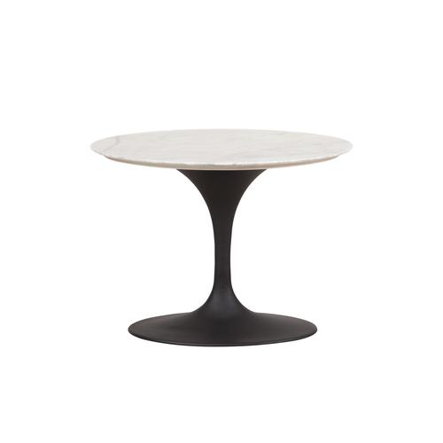  ARYA YUVARLAK MERMER YEMEK MASASI BEYAZ 100x100