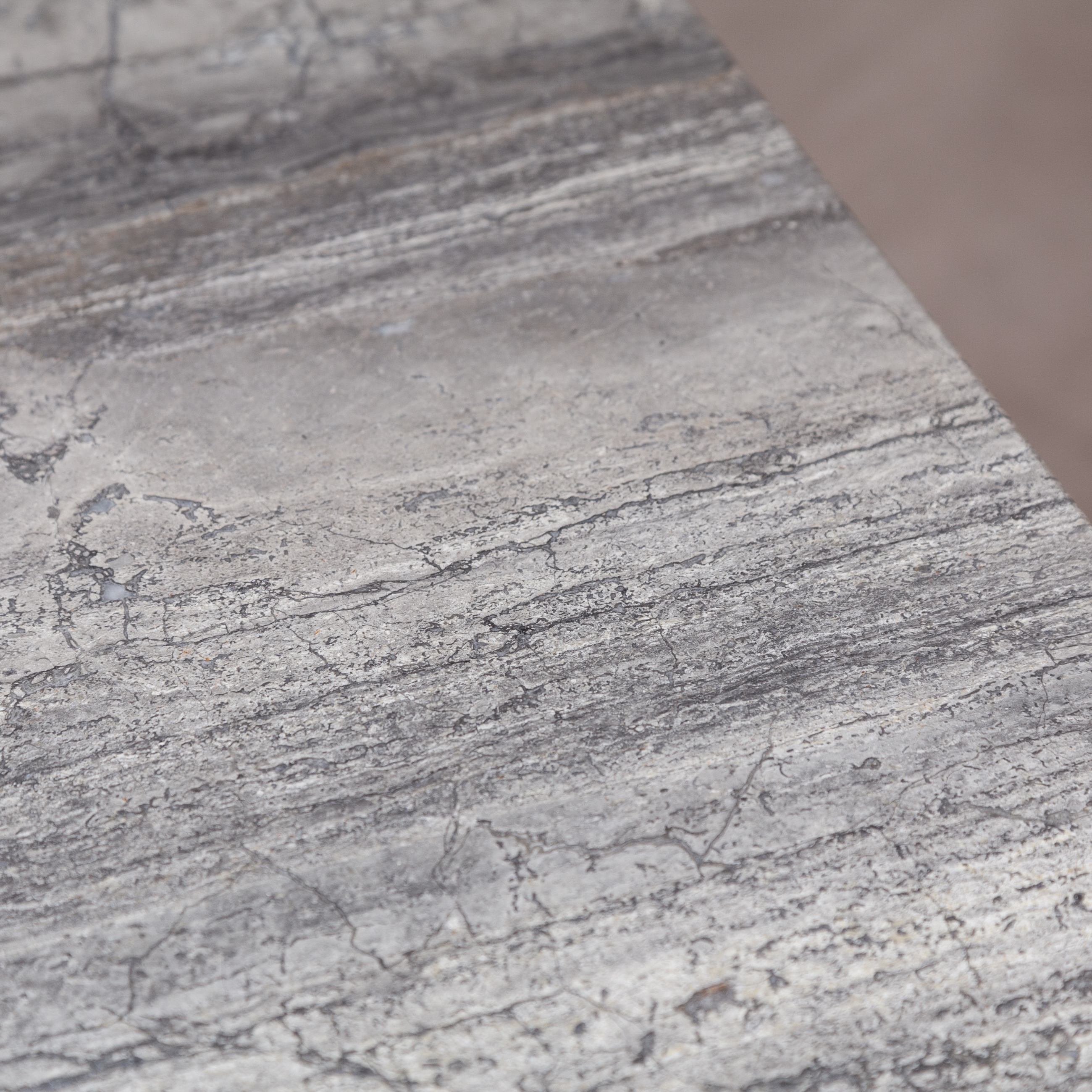 ERDO MERMER ÇALIŞMA MASASI GRİ