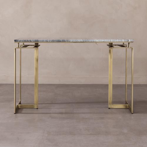 ERDO MERMER ÇALIŞMA MASASI GRİ