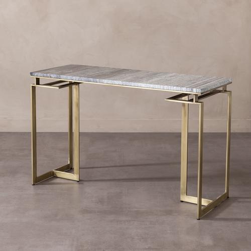  ERDO MERMER ÇALIŞMA MASASI GRİ