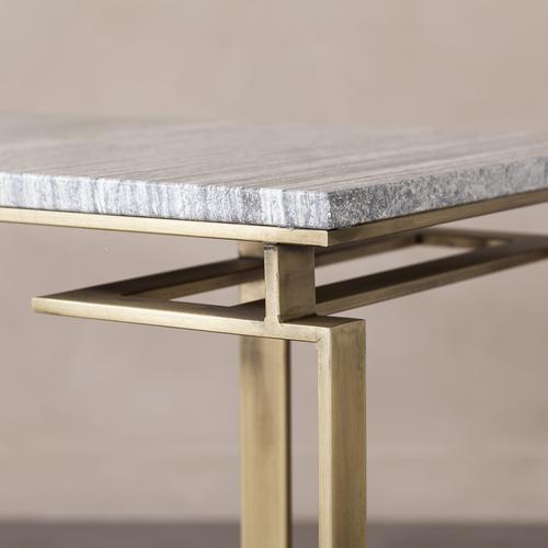  ERDO MERMER ÇALIŞMA MASASI GRİ