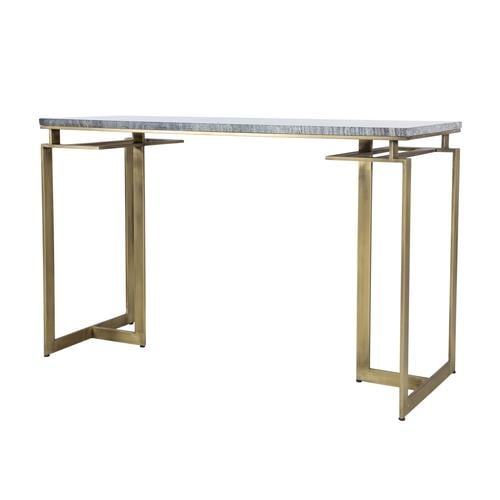 ERDO MERMER ÇALIŞMA MASASI GRİ