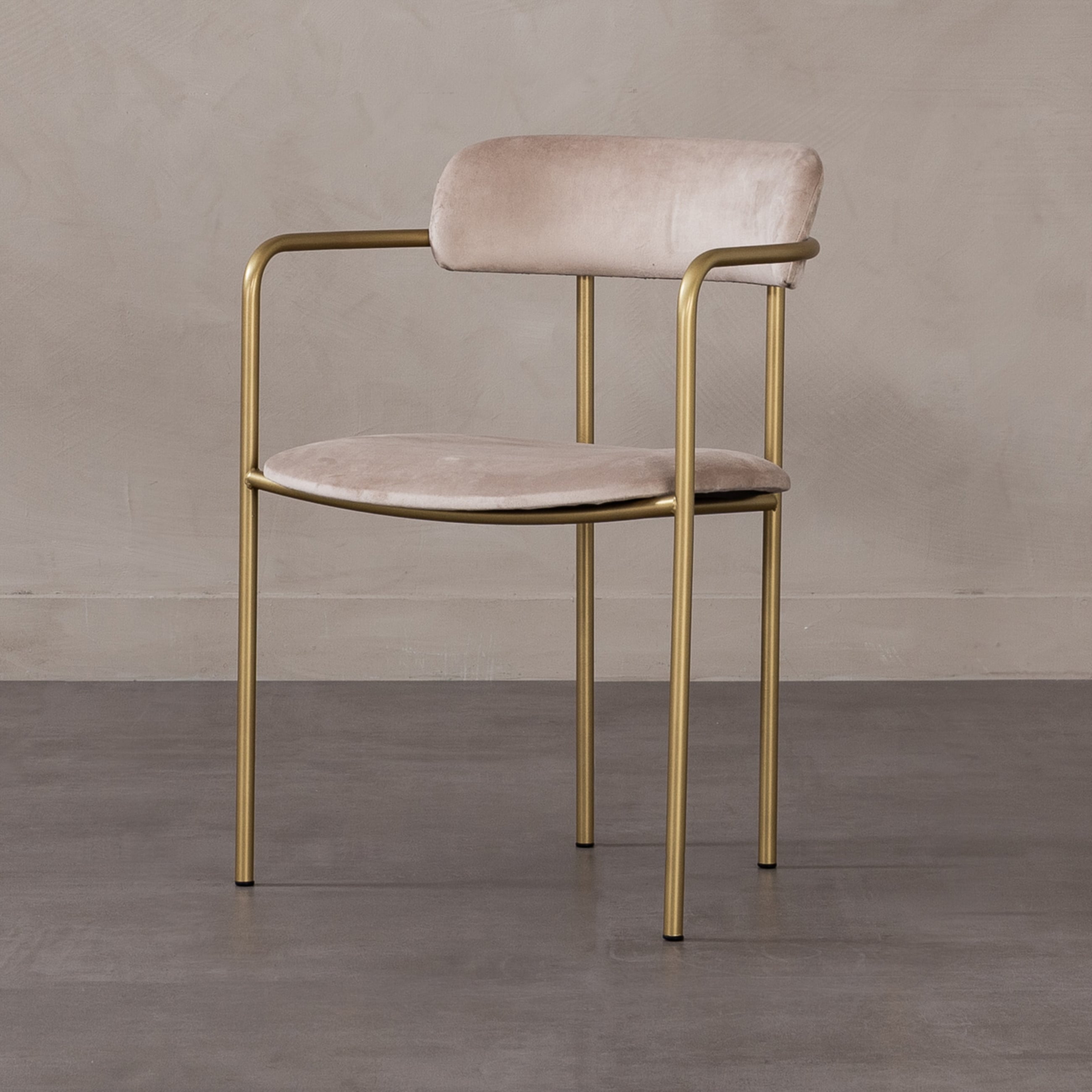 BRONX KOLÇAKLI SANDALYE BEJ