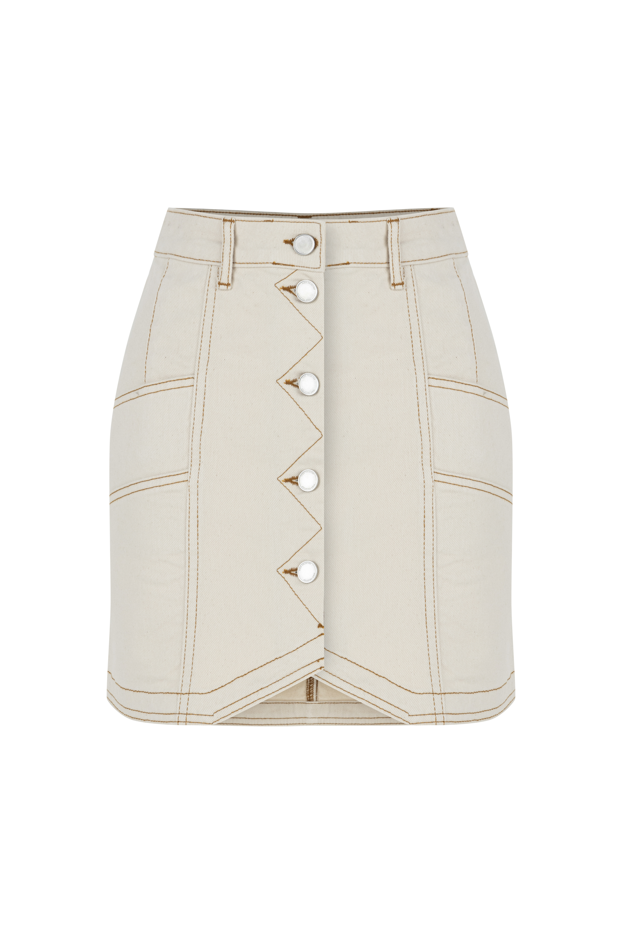 DÜĞMELİ A FORM MİNİ ETEK