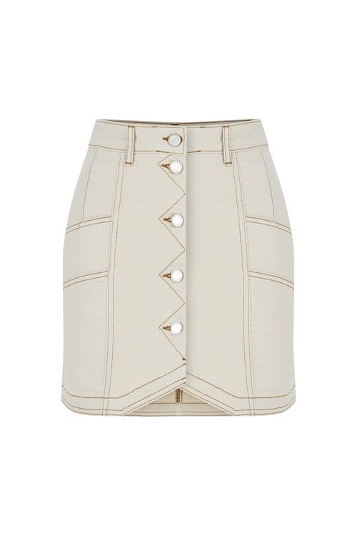  DÜĞMELİ A FORM MİNİ ETEK