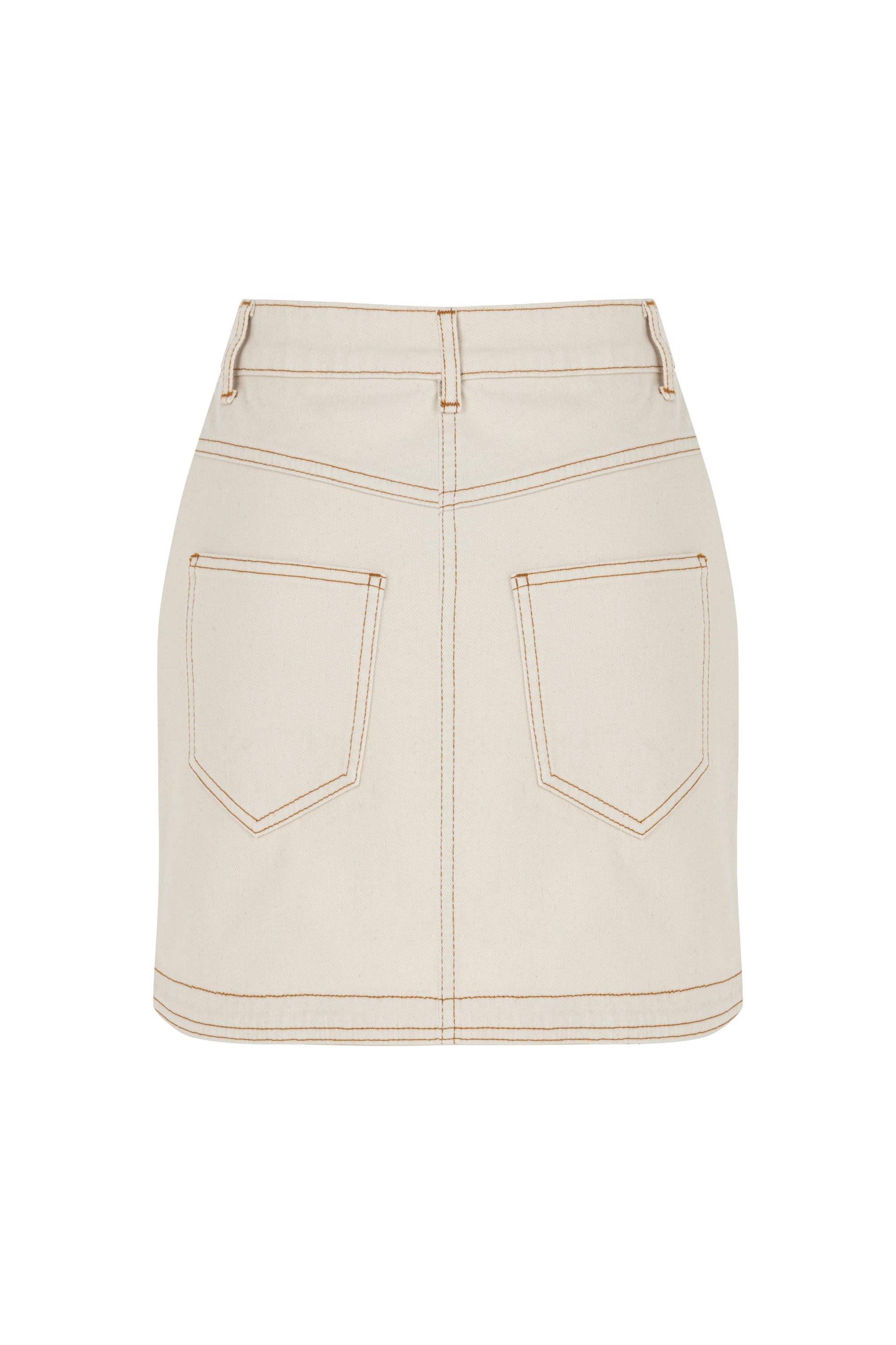 DÜĞMELİ A FORM MİNİ ETEK