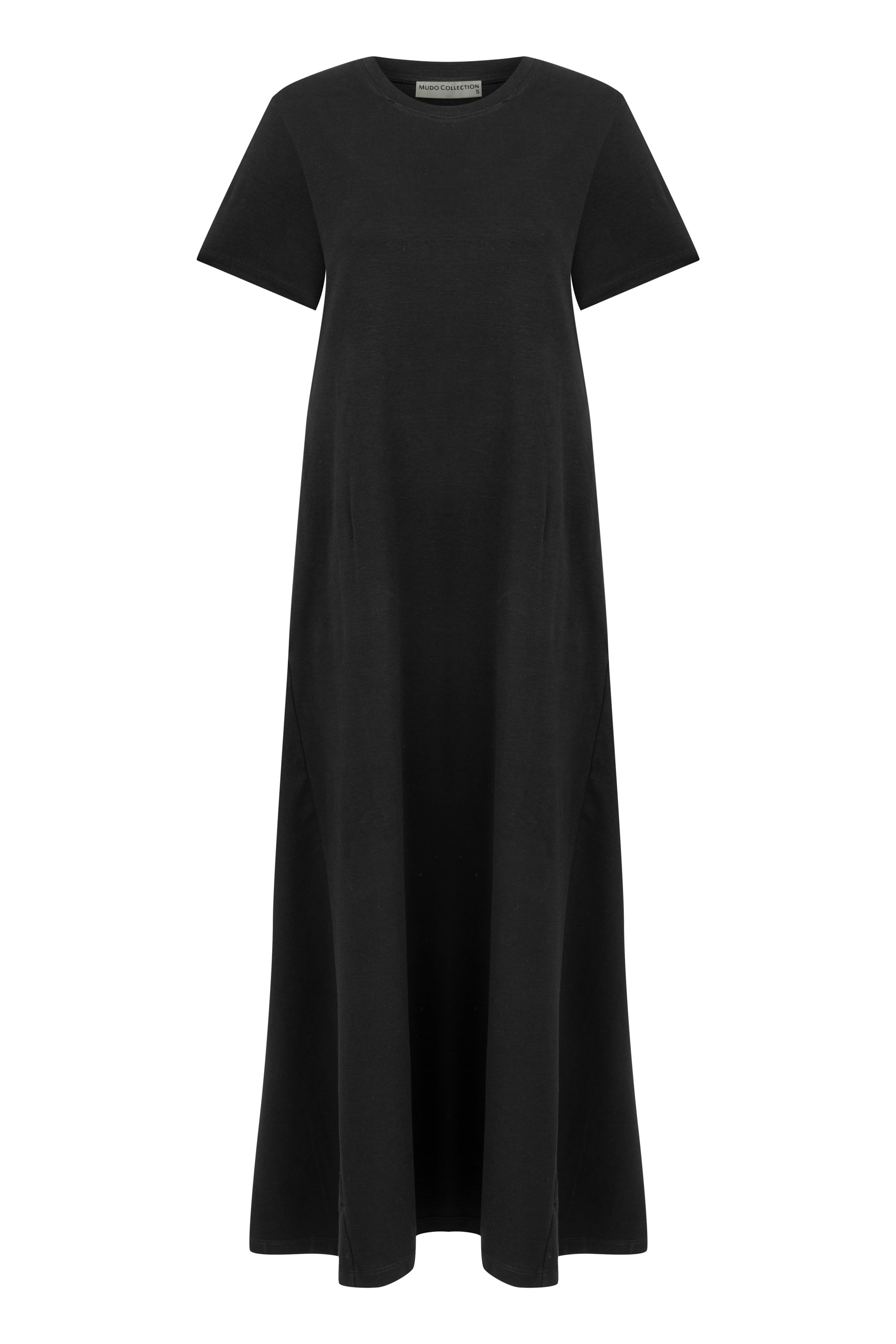 KISA KOLLU UZUN ELBİSE