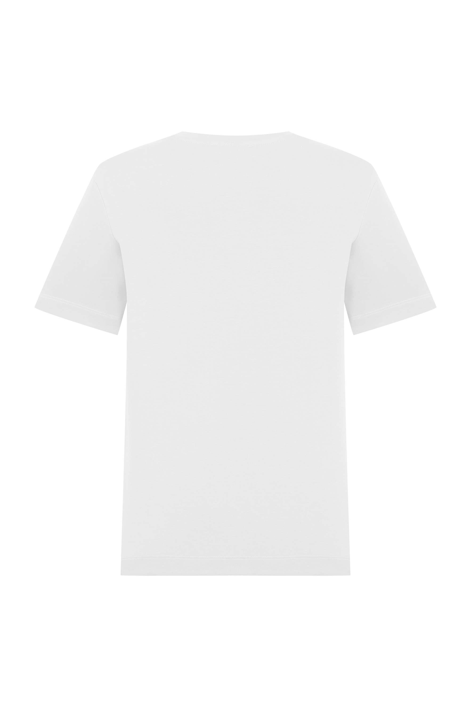 BİSİKLET YAKA KISA KOLLU T-SHIRT