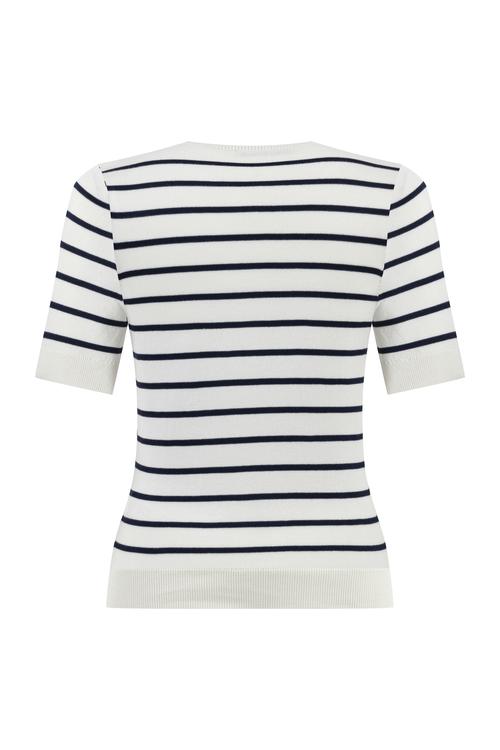  ÇİZGİLİ KISA KOLLU TRİKO