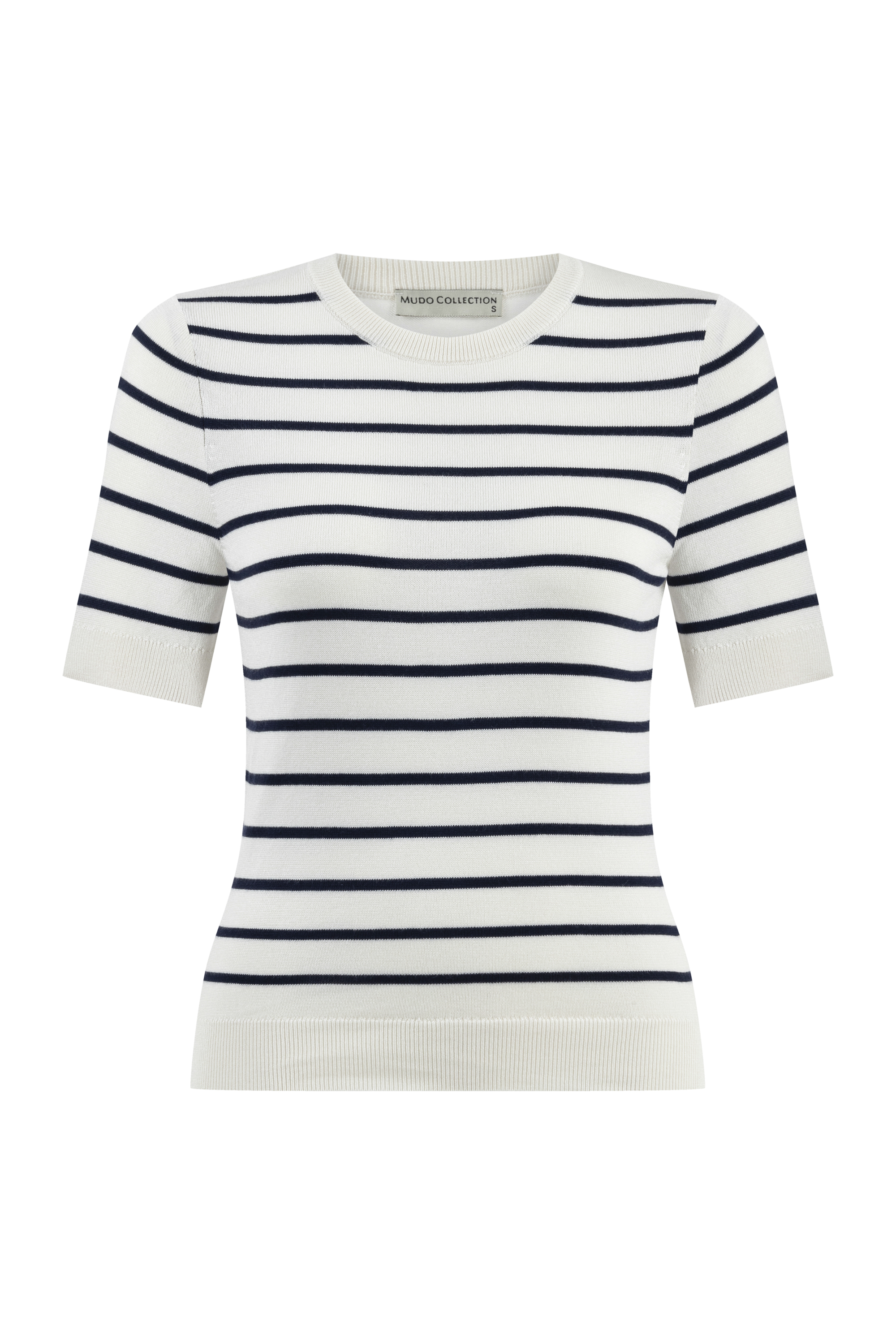 ÇİZGİLİ KISA KOLLU TRİKO