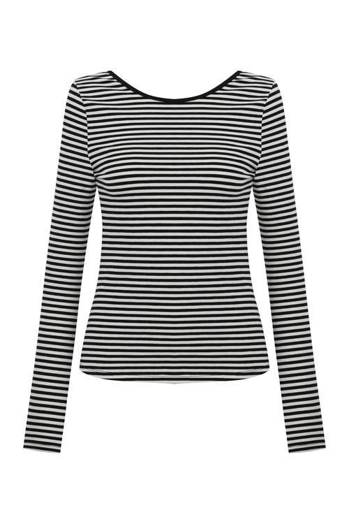  ÇİZGİLİ UZUN KOLLU T-SHIRT