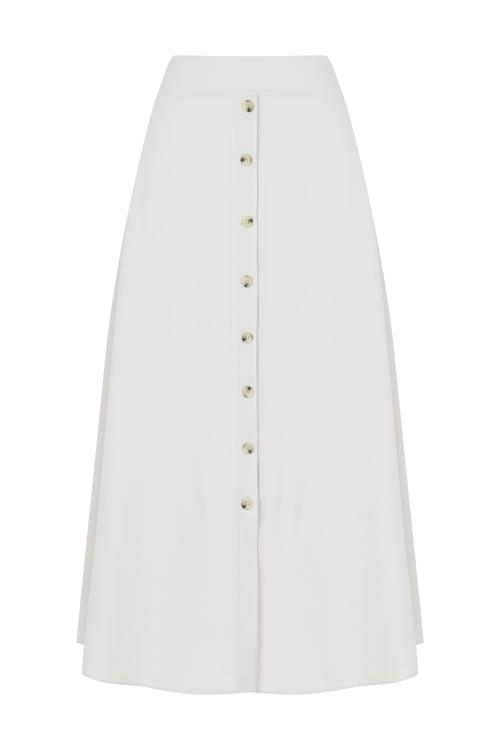  DÜĞMELİ A FORM MİDİ ETEK