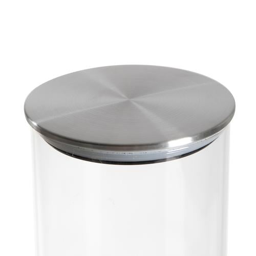  BOROSILIKAT CAM KAVANOZ 530 ML- - SILVER