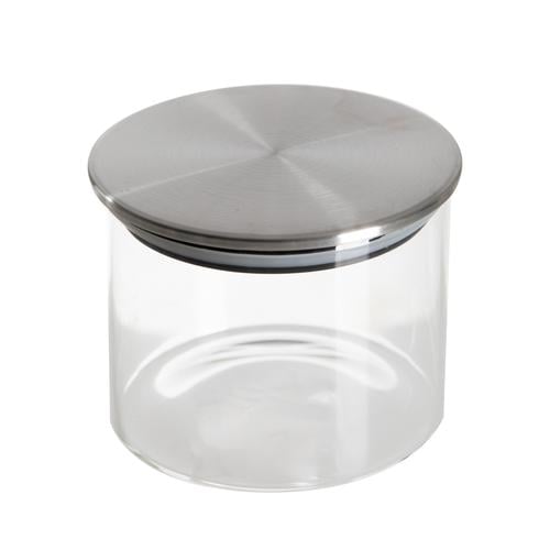  BOROSILIKAT CAM KAVANOZ 530 ML- - SILVER