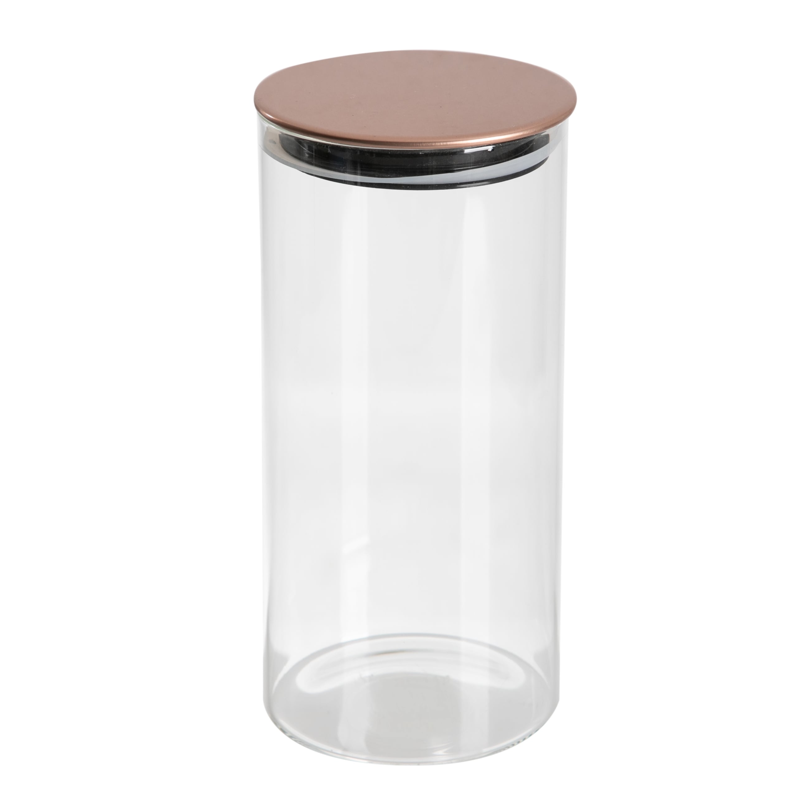 BOROSİLİKAT CAM KAVANOZ L-  BRONZ