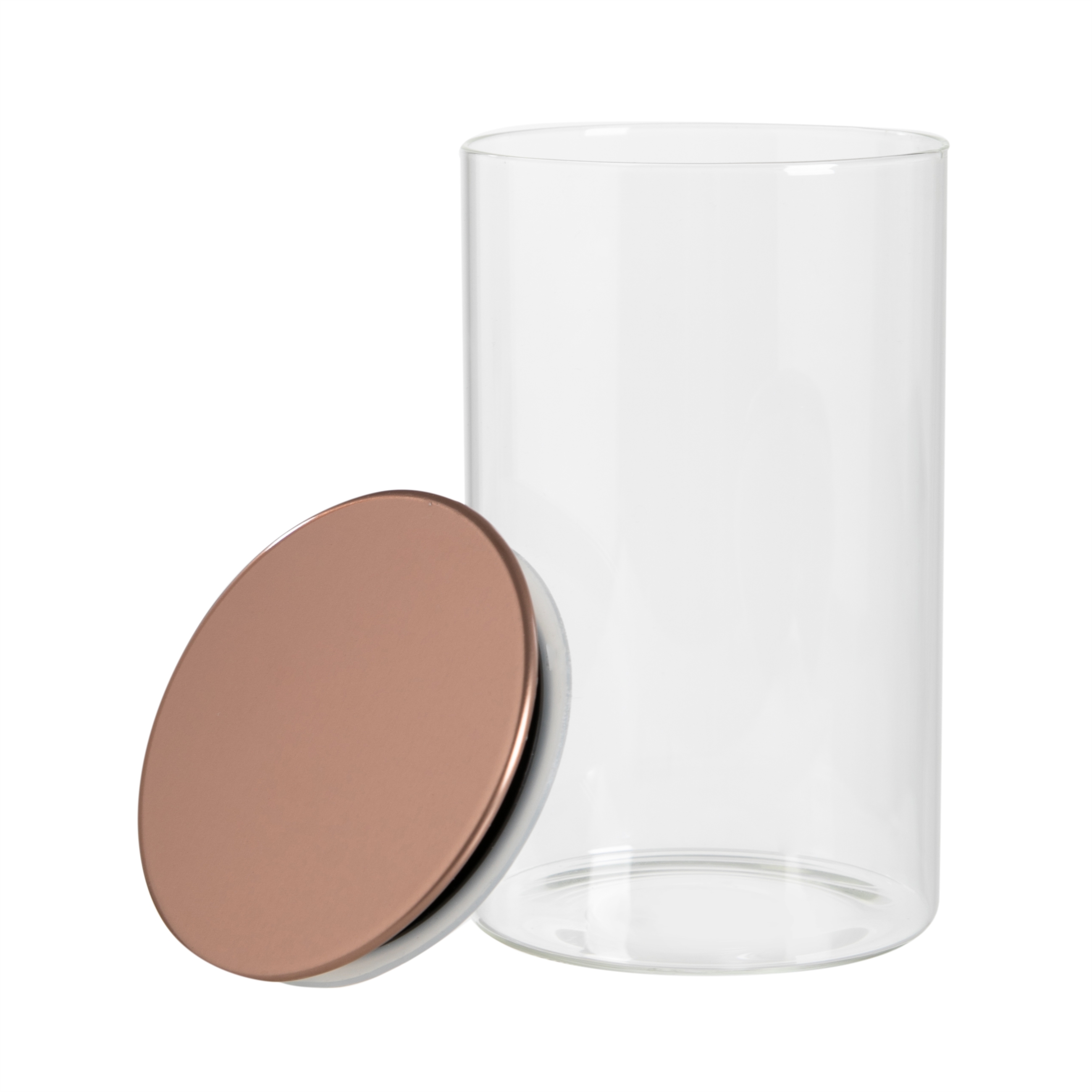 BOROSİLİKAT CAM KAVANOZ  M- BRONZ