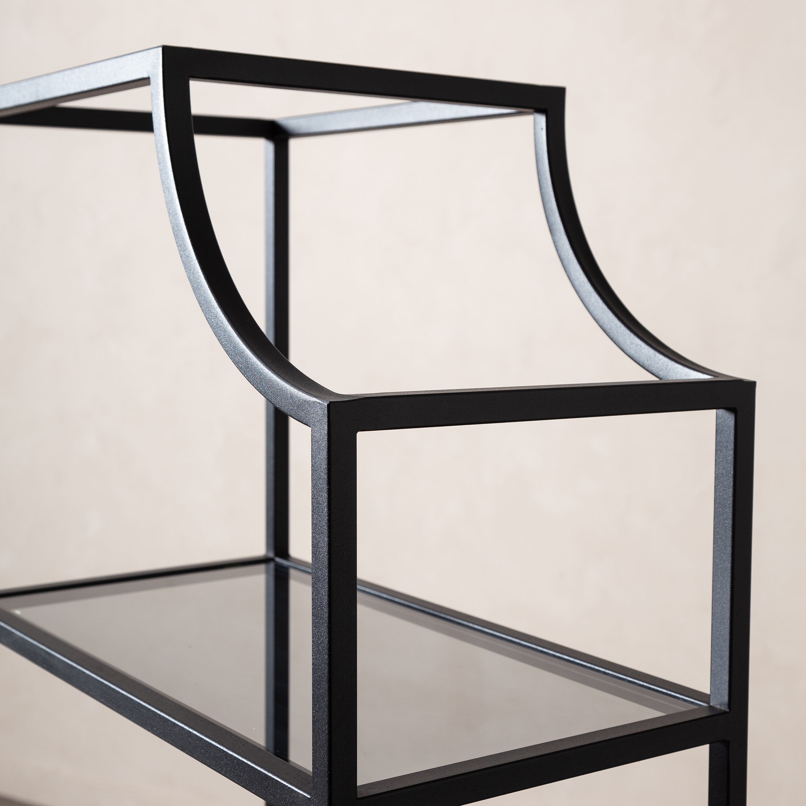 LADY METAL KİTAPLIK SİYAH