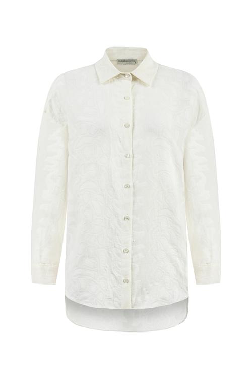  NAKIŞLI OVERSIZE SMART GÖMLEK