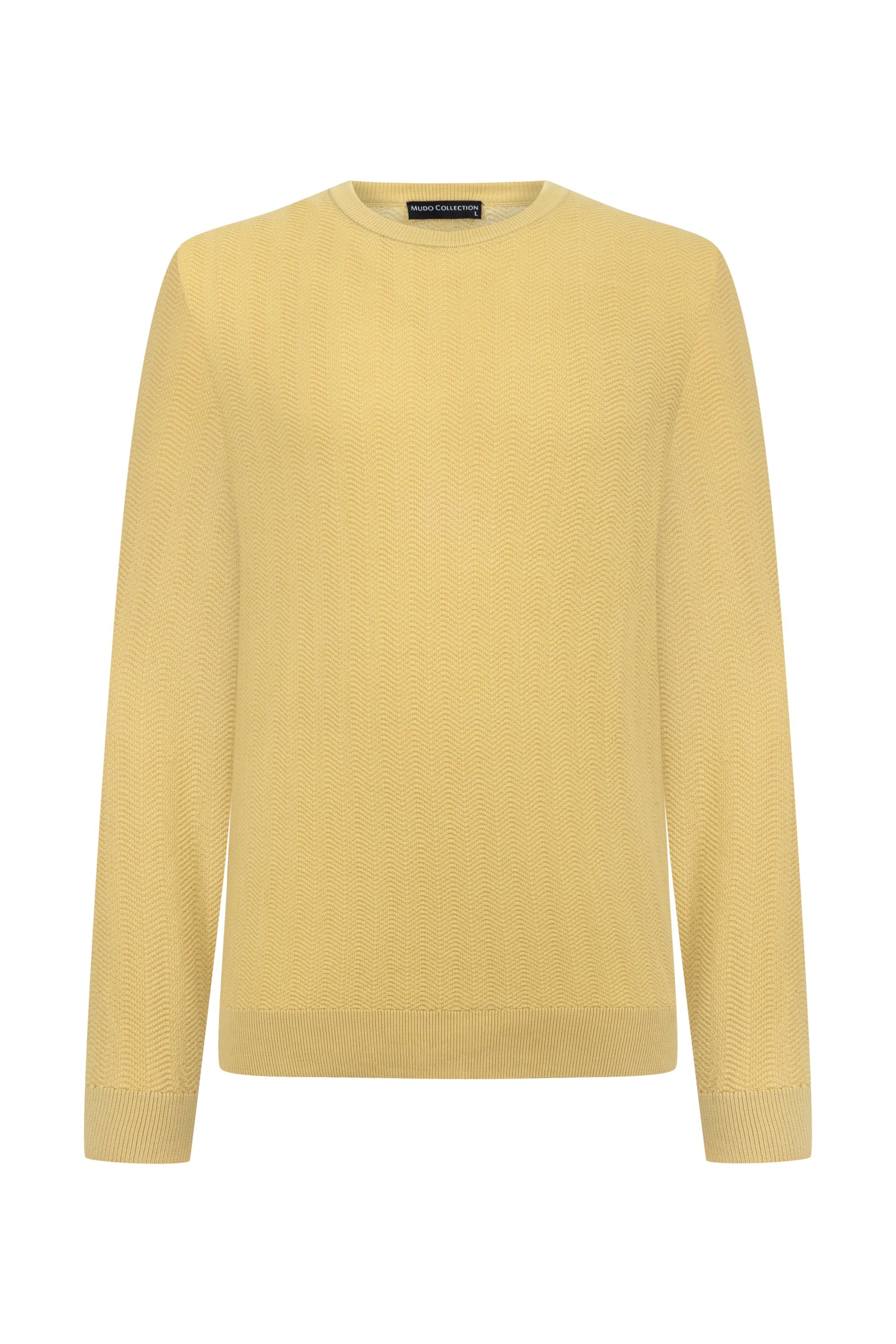 BİSİKLET YAKA TRİKO KAZAK