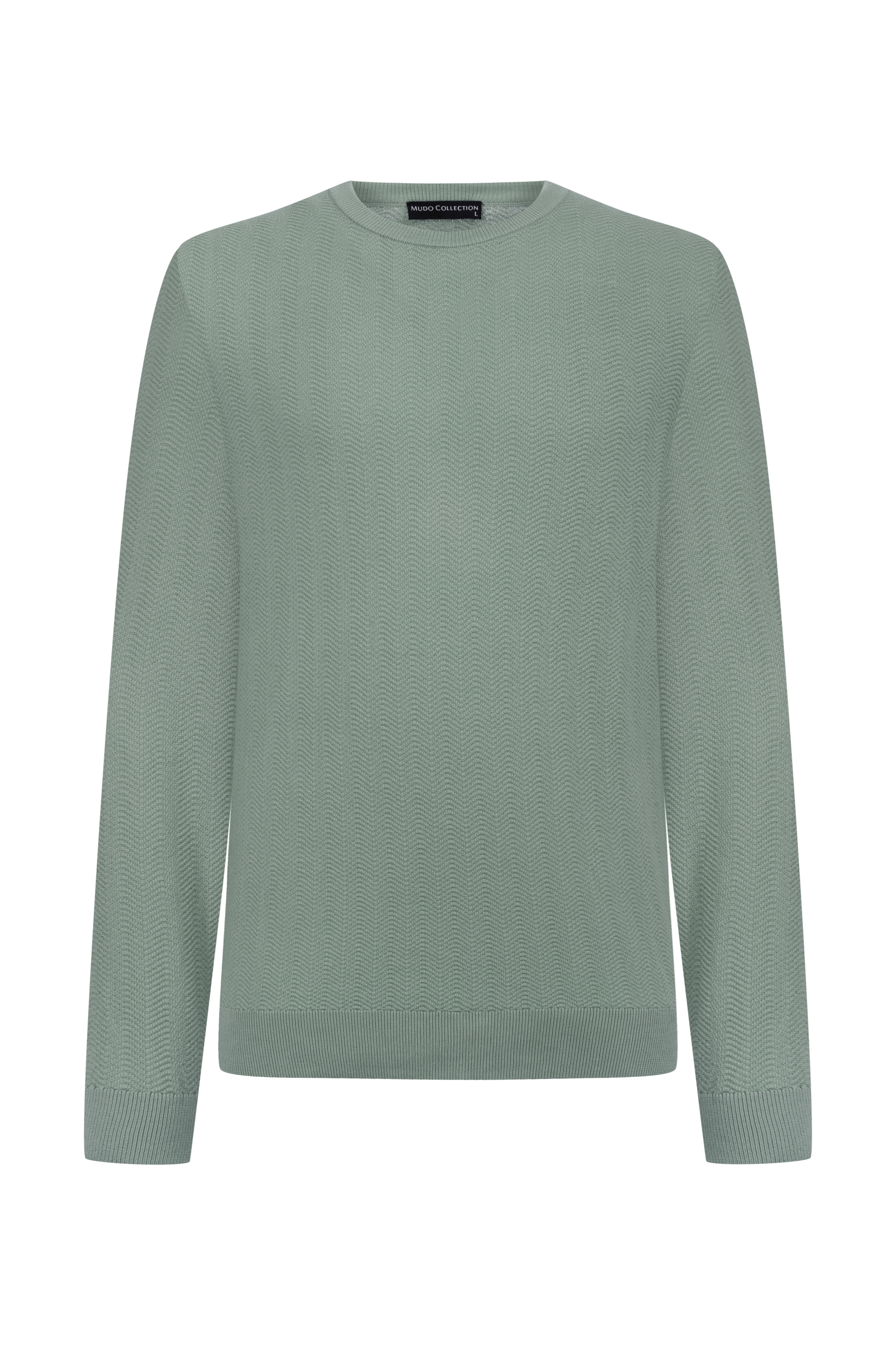 BİSİKLET YAKA TRİKO KAZAK