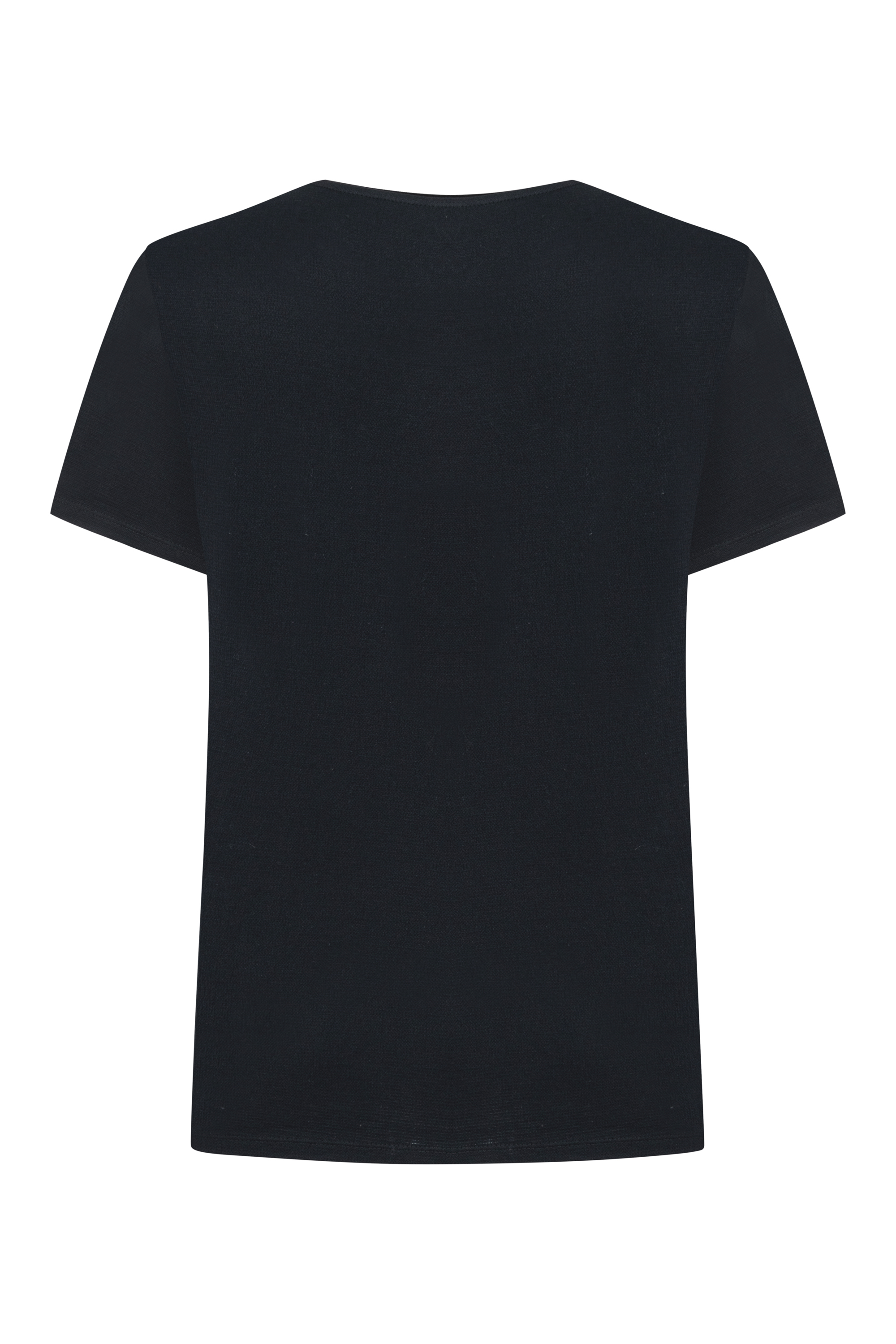 V YAKA KISA KOLLU T-SHIRT