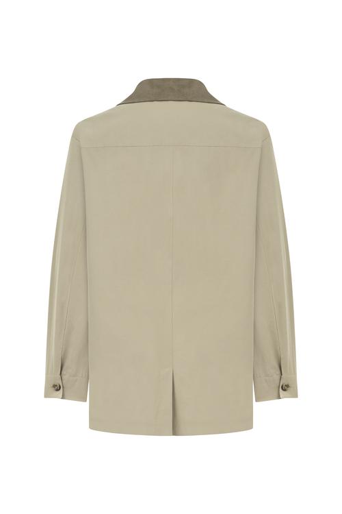  KADİFE YAKA TRENÇKOT