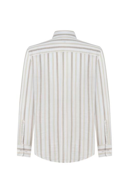  ÇİZGİLİ REGULAR FIT GÖMLEK