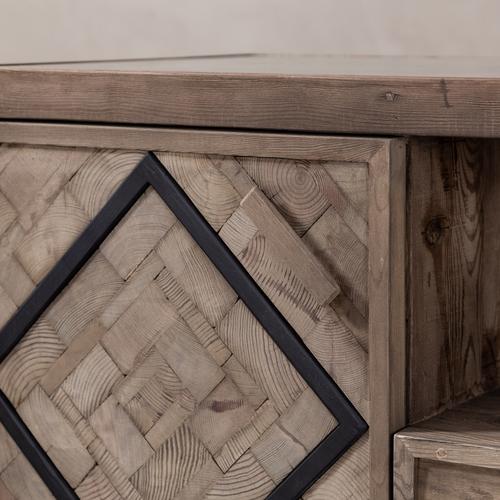  VERTICAL MASİF AHŞAP TV KONSOLU