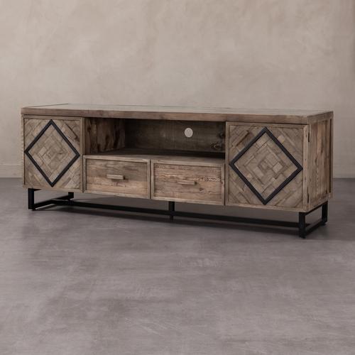  VERTICAL MASİF AHŞAP TV KONSOLU