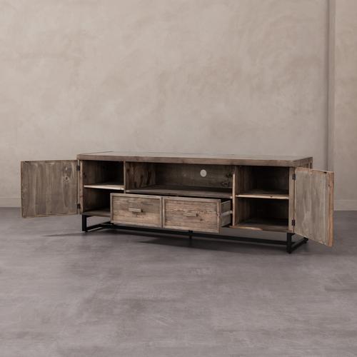  VERTICAL MASİF AHŞAP TV KONSOLU