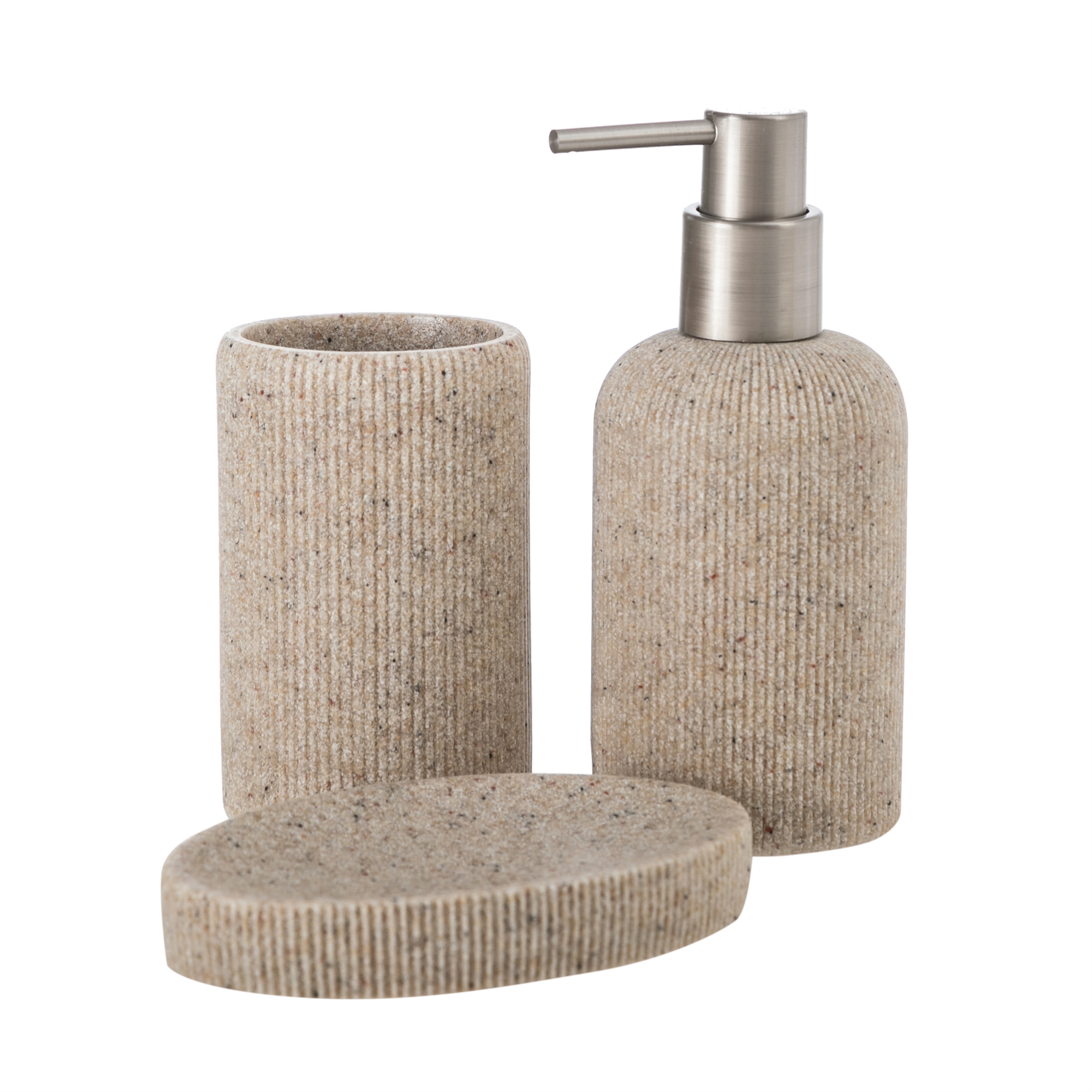 ATHENA 3LÜ BANYO SETİ KREM