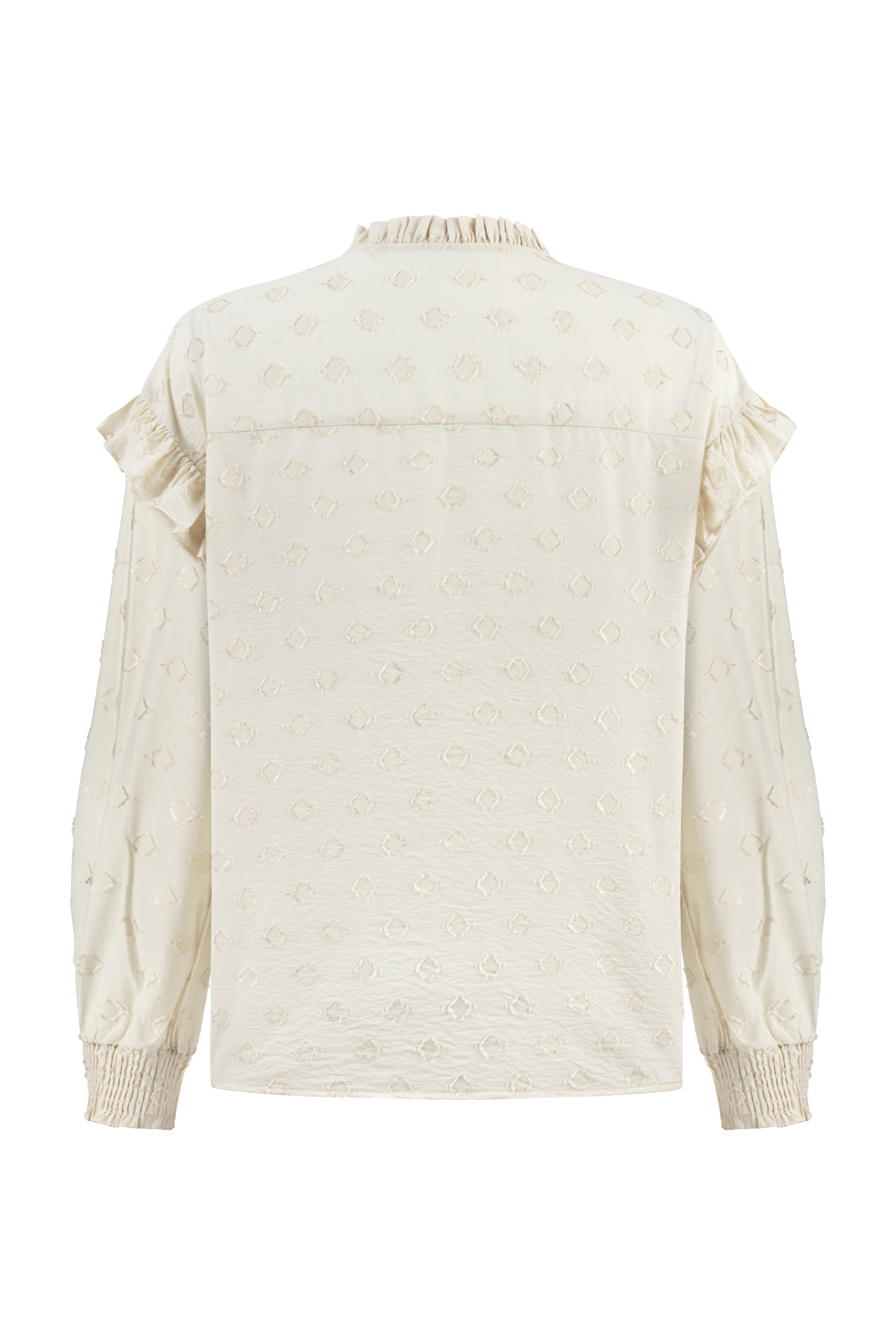 FIRFIR DETAYLI UZUN KOLLU SMART BLUZ