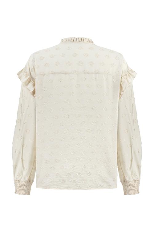  FIRFIR DETAYLI UZUN KOLLU SMART BLUZ