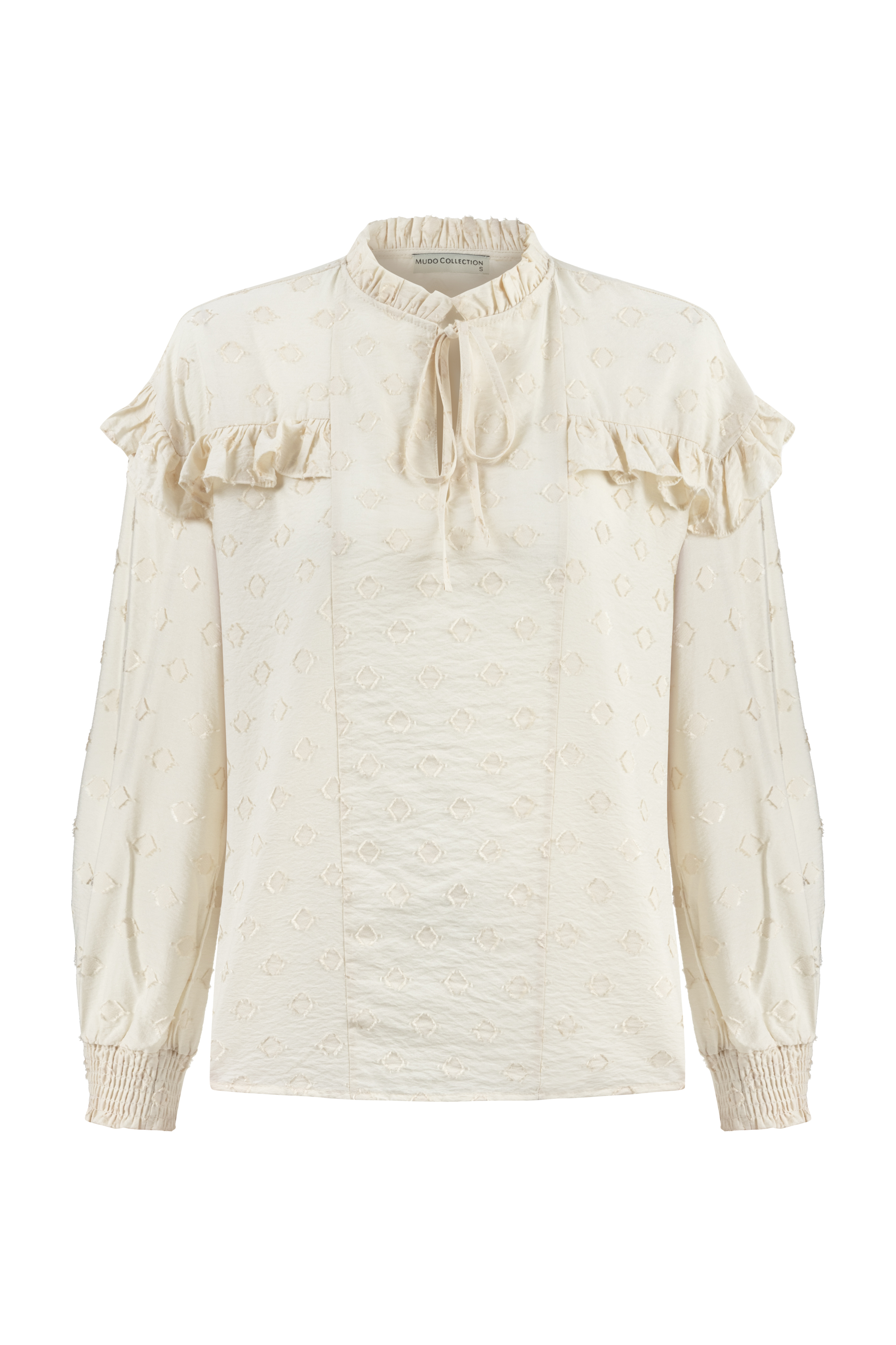 FIRFIR DETAYLI UZUN KOLLU SMART BLUZ