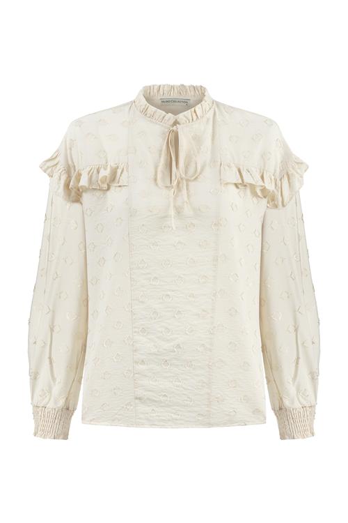  FIRFIR DETAYLI UZUN KOLLU SMART BLUZ