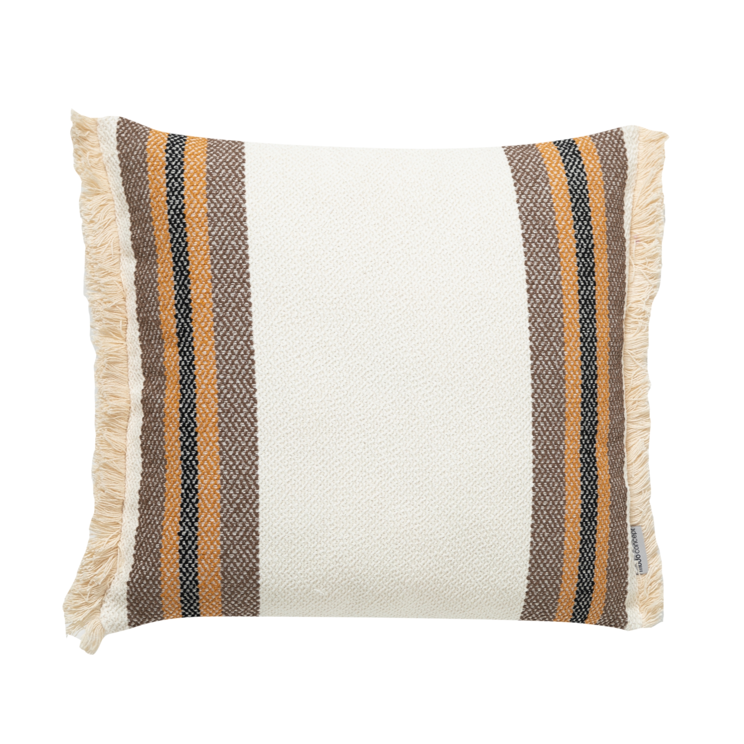 BELLA STRIPE KIRLENT EKRU HARDAL 40X40