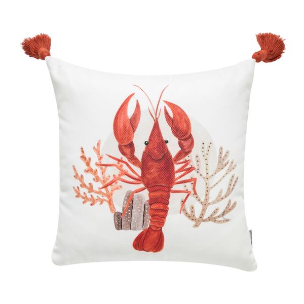 Mudo Home  Marin Lobster Kırlent Turuncu 45X45