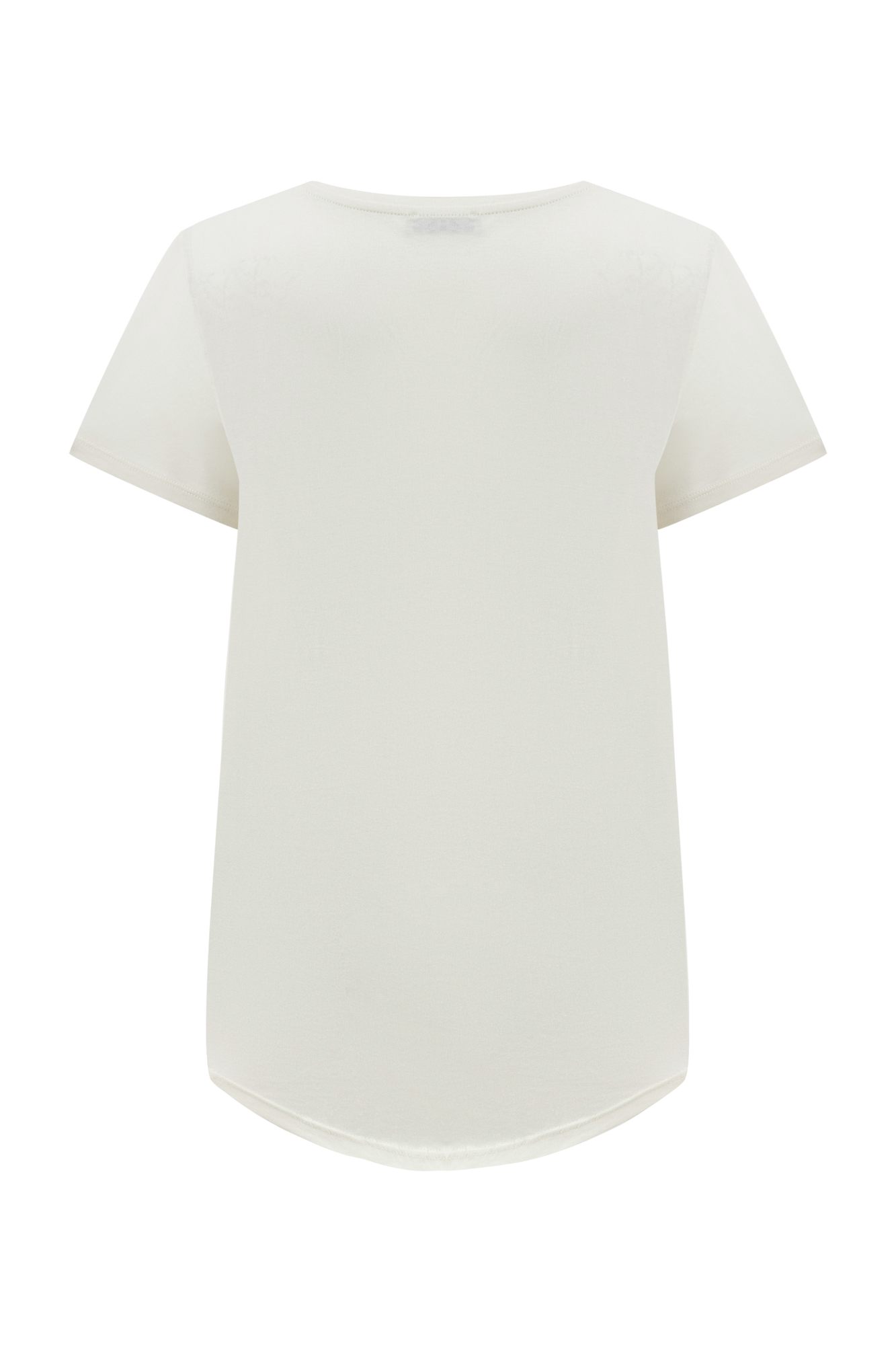 ÇİÇEK BASKILI KISA KOLLU T-SHIRT