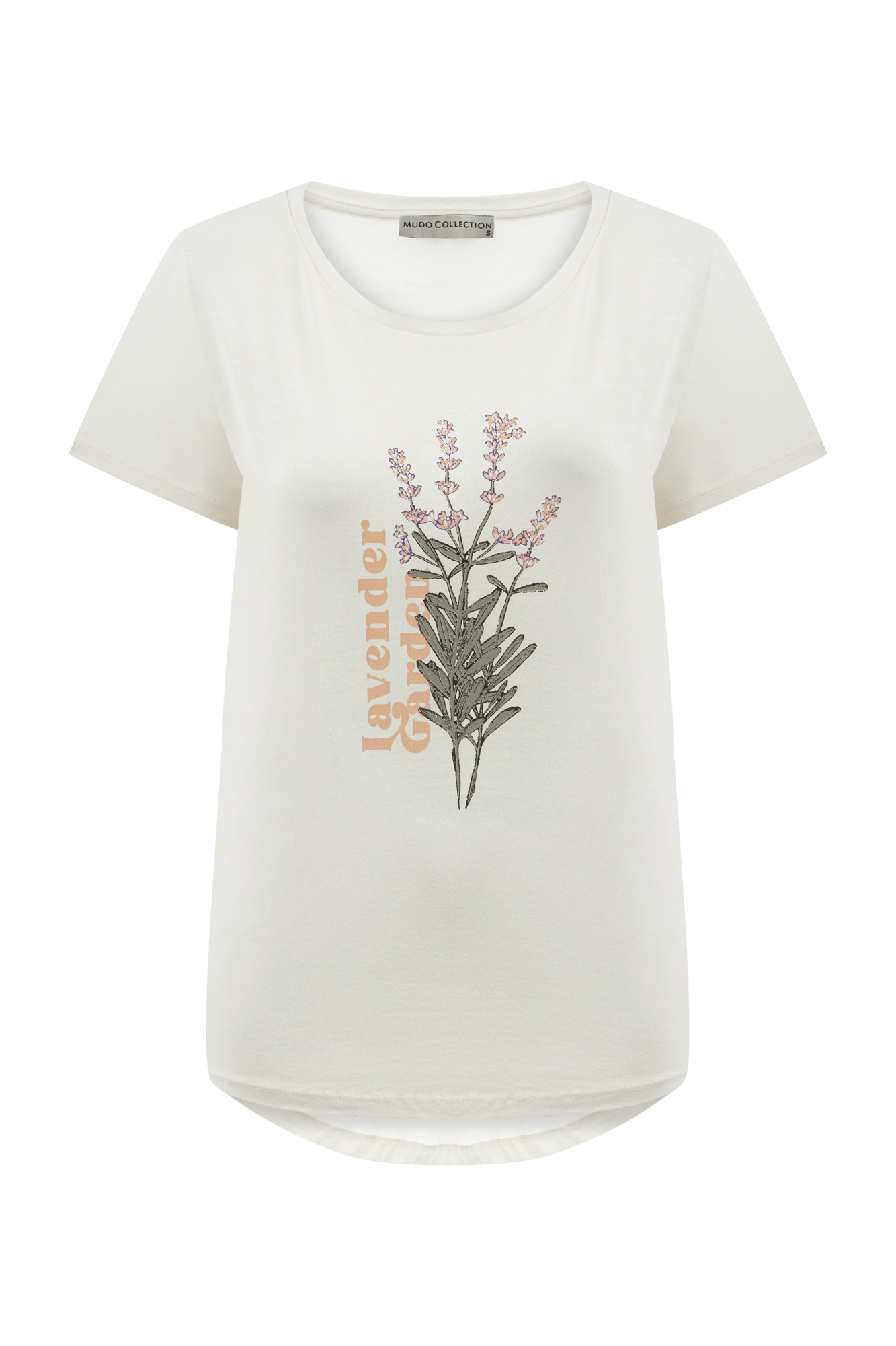 ÇİÇEK BASKILI KISA KOLLU T-SHIRT