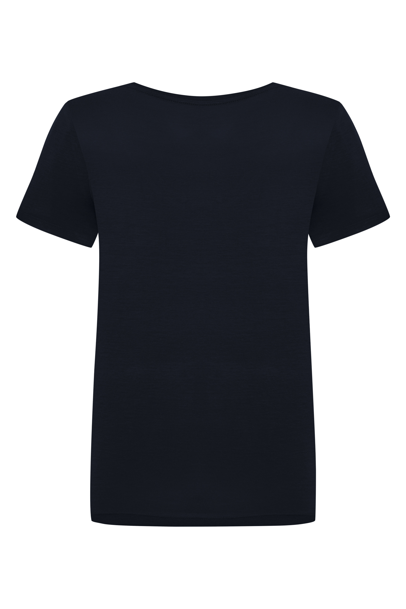 V YAKA KISA KOLLU VİSKON T-SHIRT