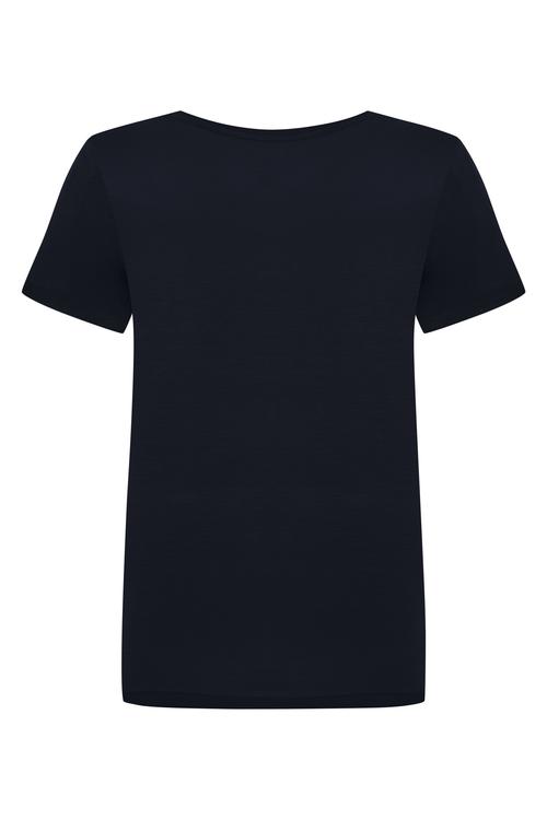  V YAKA KISA KOLLU VİSKON T-SHIRT