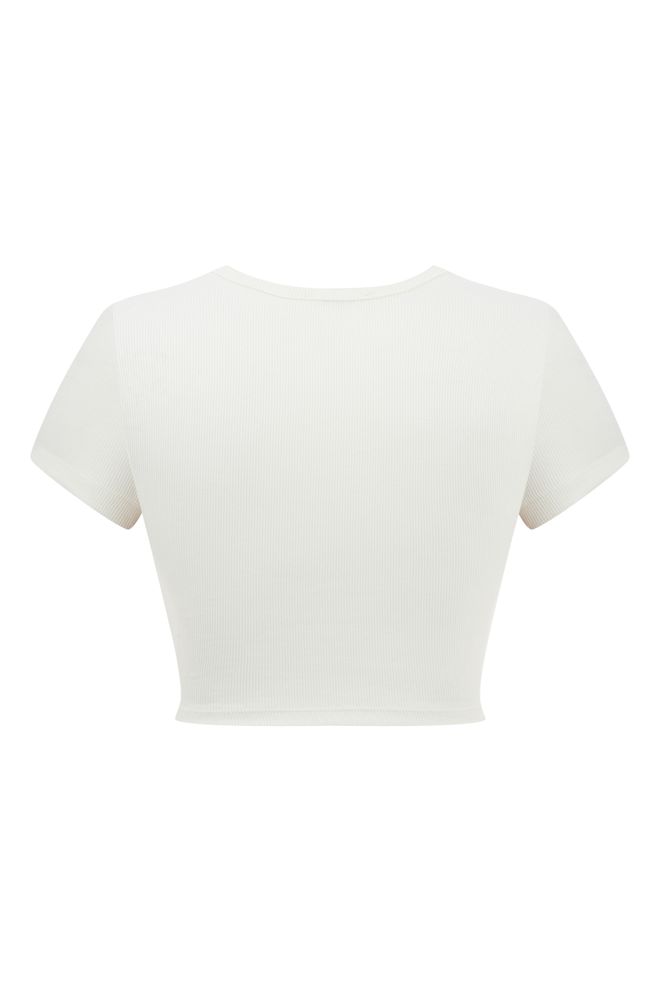 KISA KOLLU CROP T-SHIRT