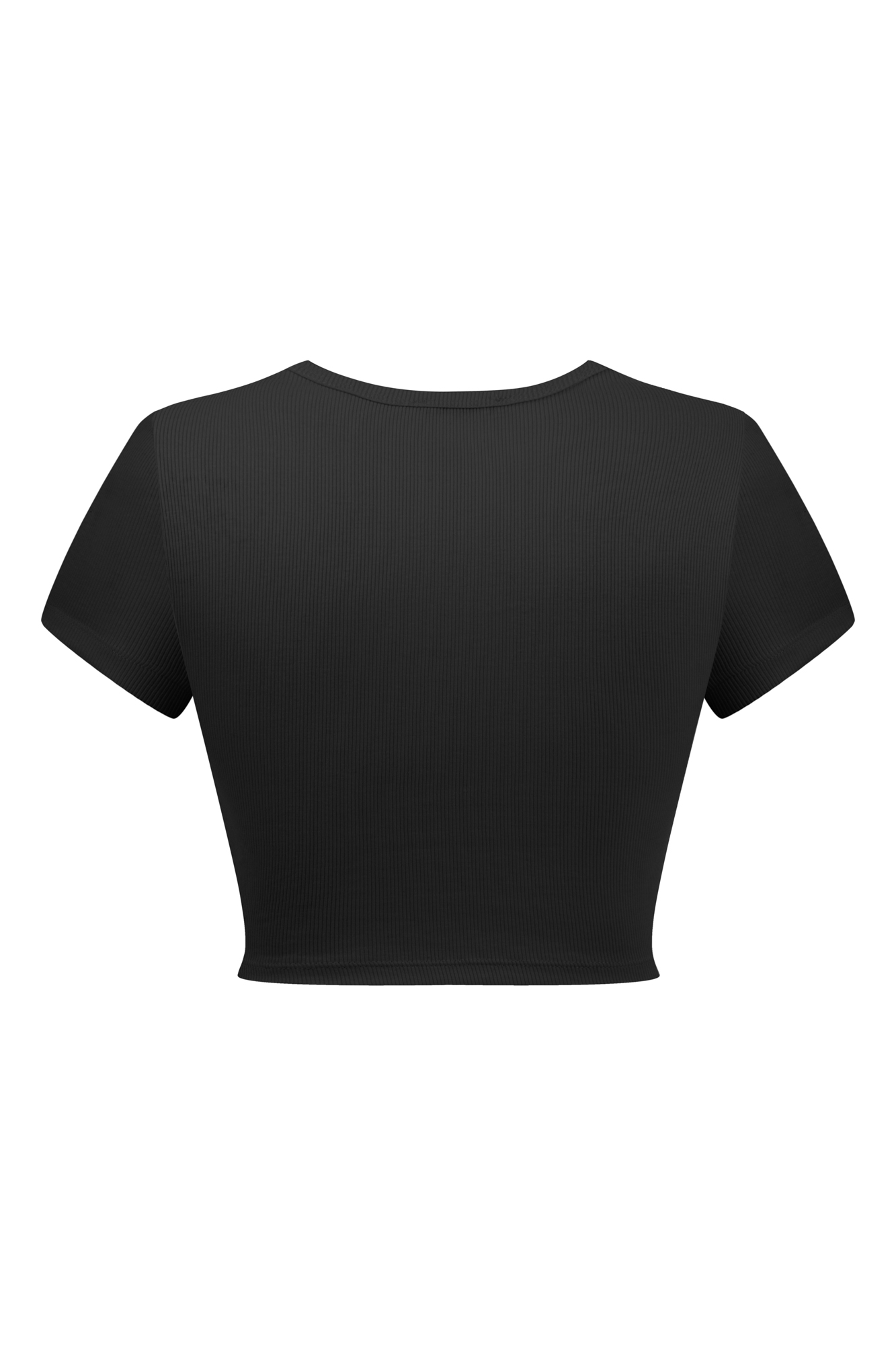 KISA KOLLU CROP T-SHIRT
